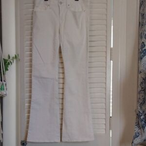 Women's Gap 1969 White Flare Pants
